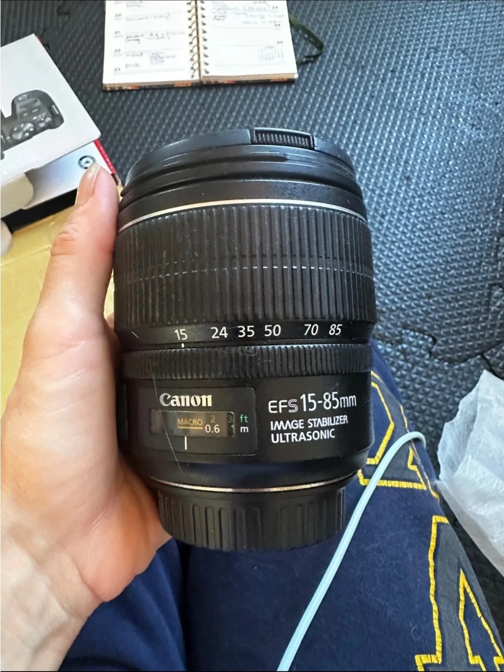 Canon EOS Rebel SL3 DSLR Camera - Black with 15-85 lens